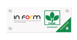 Logo-Schild FIT KID-PREMIUM-Zertifizierung, Quelle: DGE